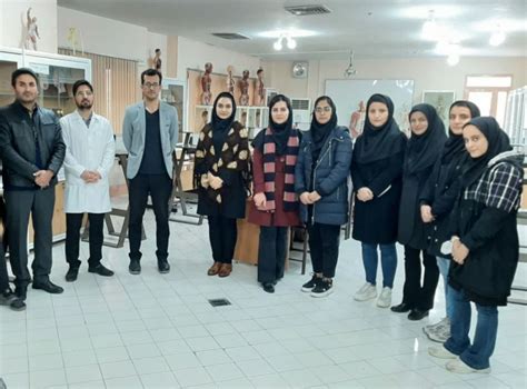 برگزاری بازدید علمی جهت آشنایی با دستگاه های بدن انسان از طریق تشریح