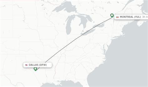 Direct Non Stop Flights From Dallas To Montreal Schedules