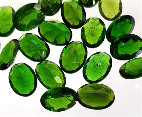 Lot Loose Chrome Diopside Gemstones