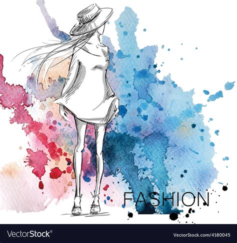 Fashion Design Sketches Background