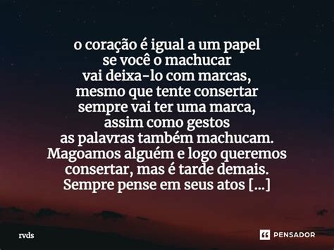 O Cora O Igual A Um Papel Se Rvds Pensador