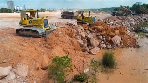 Ultimately Land Reclamation Construction Processing Bulldozer Pushing