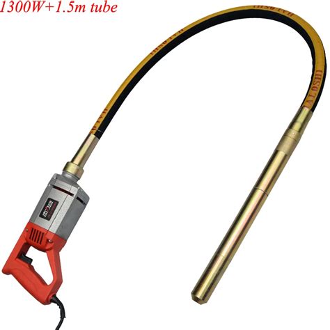 35mm Concrete Vibrator 1300w 3400w 220v With Copper Motor Construction