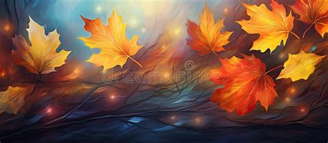 autumn leaves cascading    tree   picturesque natural