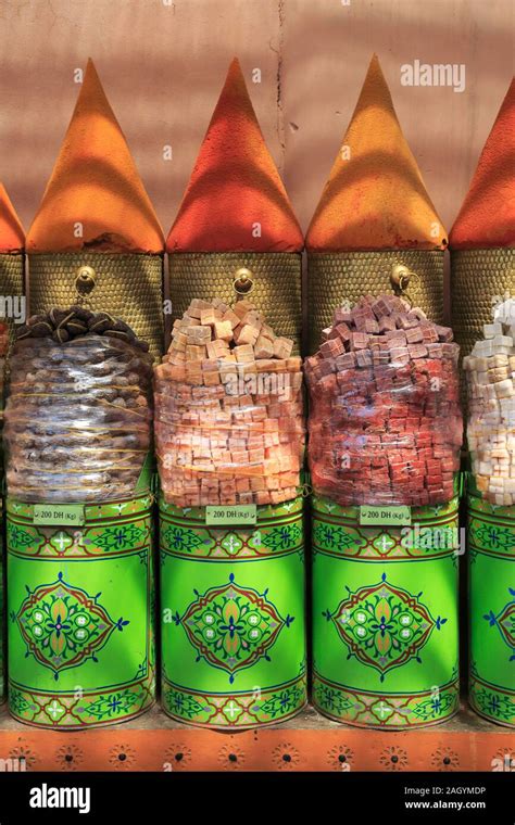 Spice Market Souk Mellah Old Jewish Quarter Marrakesh Marrakech