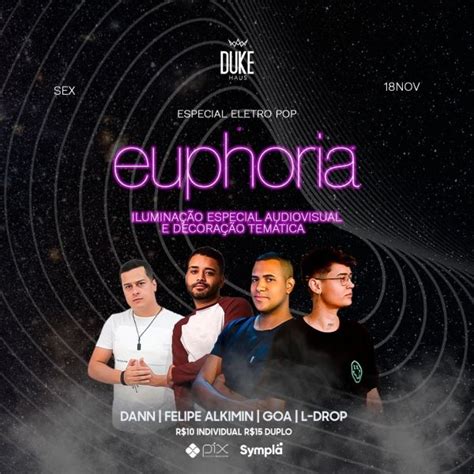 EUPHORIA Em Montes Claros Sympla