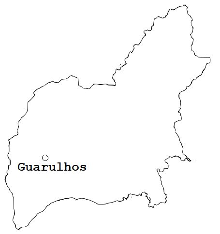 Blog De Geografia Mapa De Guarulhos Sp Para Colorir