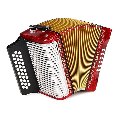 Hohner 3500gr Corona Ii Diatonic Accordion Gcf Keys Pearl Reverb