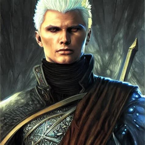 Vergil From Dmc As A Fantasy D D Character Portrait Stable Diffusion