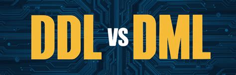 Diferencia Entre Ddl Y Dml En Dbms