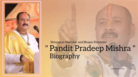 Pandit Pradeep Mishra Biography (Shivpuran narrator and bhajan ...