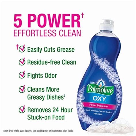 Palmolive Ultra Liquid Dish Soap Oxy Power Degreaser Pack Of