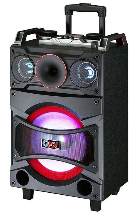 Qfx Pbx 91210 High Powered 12 Rechargeable Party Sound System Pbx Best Portable Bluetooth