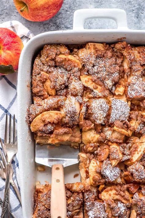 Overnight Cinnamon Apple French Toast Casserole The Recipe Critic