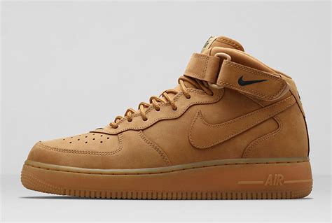 Nike Air Force 1 Mid Wheat Flax Qs Où Lacheter