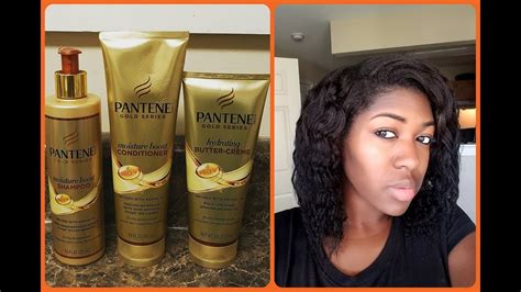 Relaxed Hair Wash Day Ftpantene Pro V Gold Series Moisture Boost Shampoo Conditioner Butter