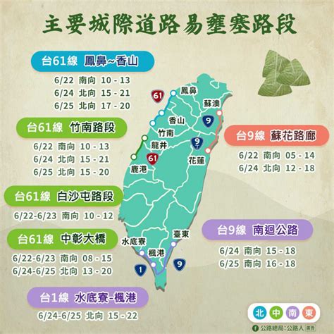 端午連假恐提前1天開始塞 24處地雷路段出爐疏運措施一次看 生活 CTWANT