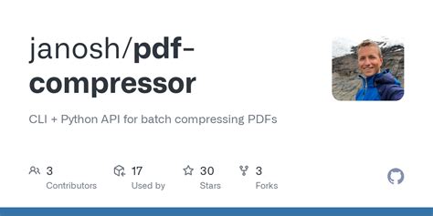 GitHub Janosh Pdf Compressor CLI Python API For Batch Compressing PDFs