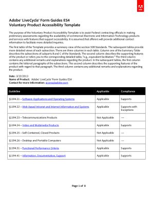 Fillable Online Adobe Livecycle Form Guides Es Voluntary Product