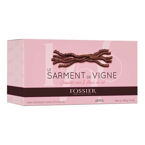 Sarments De Vigne Chocolat Noir Fleur De Sel