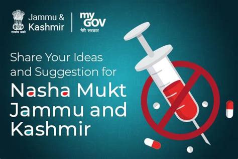 Share Your Idea And Suggestions For Nasha Mukt Jammu And Kashmir