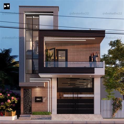 Modern House With Stunning Front Elevation Design