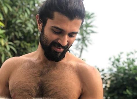 Vijay Deverakonda Posts A Shirtless Picture As He Poses With His Cute