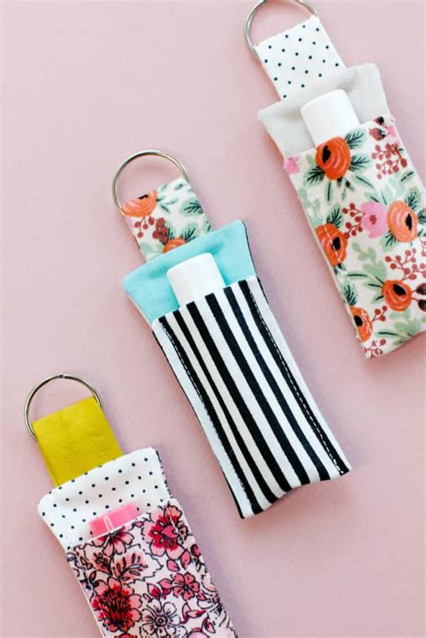 Diy Chapstick Holder Lip Balm Keychain Sewing Pattern Artofit