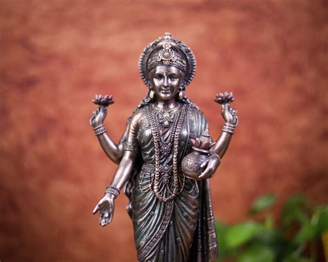 Lakshmi Statue Standing Goddess Lakshmi Idol Laxmi Idol Hindu