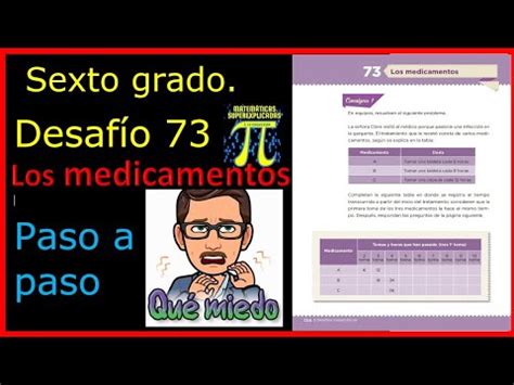 Sexto Grado Desafio Los Medicamentos Youtube