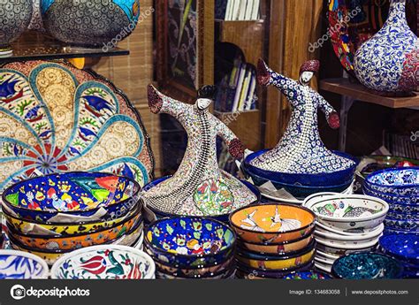 Classical Turkish ceramics on the market — Stock Photo © lira_joggi ...