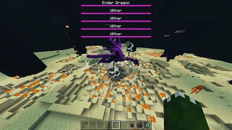 Wither Storms Vs Ultimate Ender Dragon In The End Minecraft Pe Hd