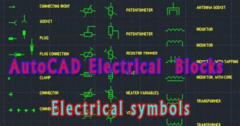 Download AutoCAD Electrical Symbols Blocks Free DWG