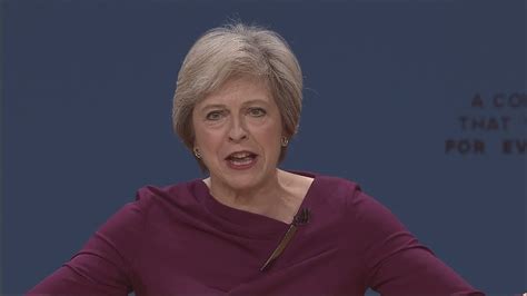 Full Version Of Theresa Mays Keynote Speech At The Tory Conference