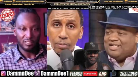 Kwame Brown Goes Off On Stephen A Smith Going Off On Jason Whitlock Youtube