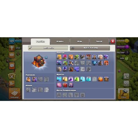 Jual AKUN COC TH 10 MAX Shopee Indonesia