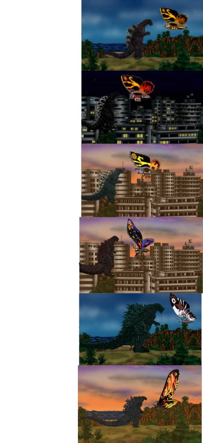 Godzilla X Mothra Evolution 1964 2019 By Kingcapricorn688 On Deviantart