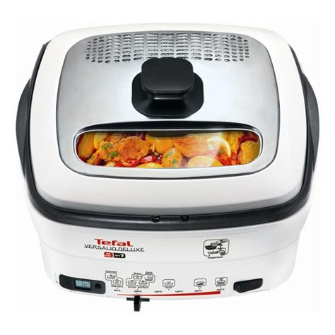 Friteuza TEFAL Versalio Deluxe FR4950 1kg 2l 1600W Alb Argintiu