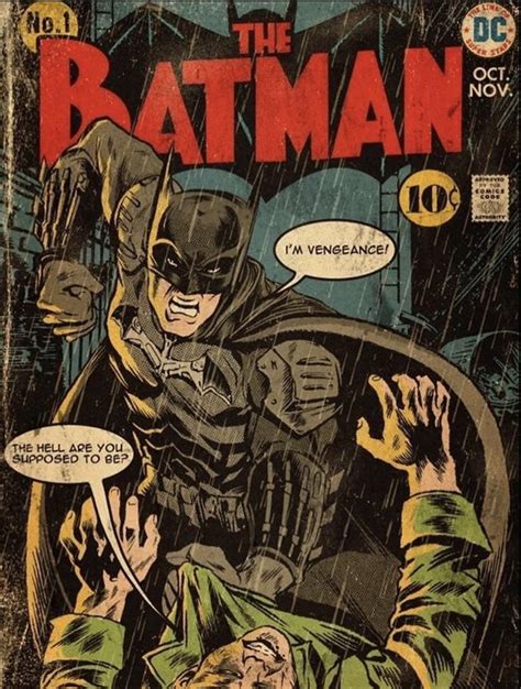 The Batman As A Retro Comic Book Cover By Dvglzv R Batman