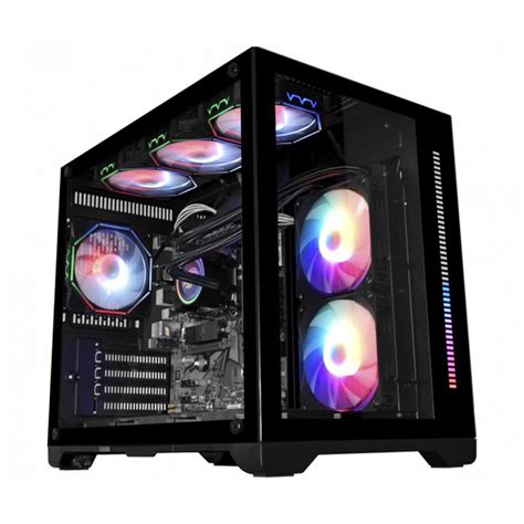 Oferta Gabinete Gamer K Mex Space X Argb Mini Tower Vidro Temperado