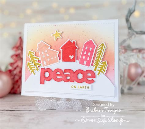 Peace In Town Card By Barbara Tarayao At Splitcoaststampers