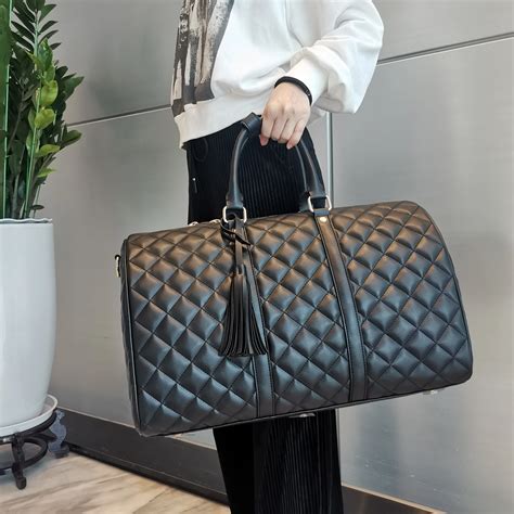 Luxury Designer Quilted Weekender Duffel Bags Waterproof