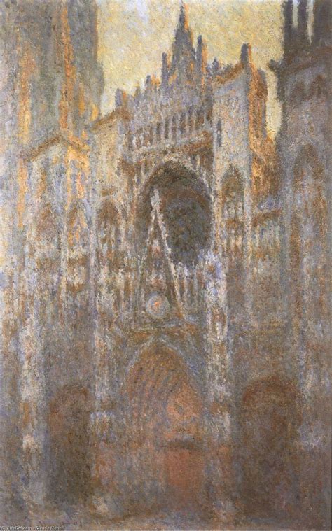 Reproduções De Arte Catedral de Rouen 02 1894 por Claude Monet 1840