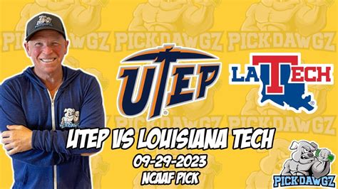 UTEP Vs La Tech 9 29 23 Free College Football Picks And Predictions