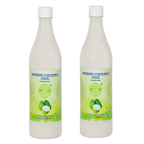 Amelia Organic Products Soursop Juice 750ml Pack Of 2 Graviola