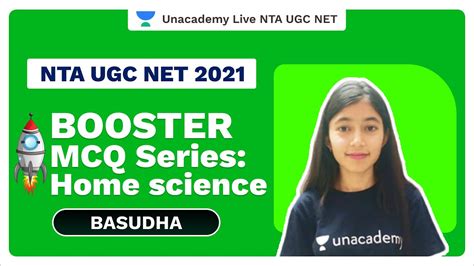 NTA UGC NET 2021 Booster MCQ Series Home Science Basudha Unacademy