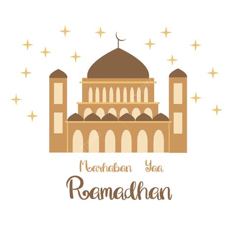 Marhaban Ya Ramadhan Png Ramadhan Masjid Mezquita Png Y Vector Para