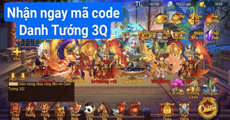 Tổng hợp Code tướng 3Q 3Q mới nhất cập nhật tháng 12 2022 kenhnews