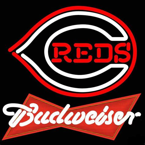 Budweiser Cincinnati Reds Neon Sign Teams Neon Light Diy Neon Signs