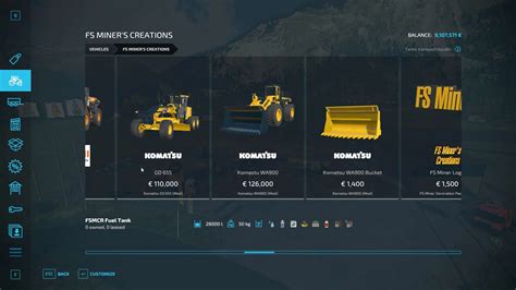 Fs Miners Mod Pack 03 2022 V1000 Fs25 Fs22 Mod